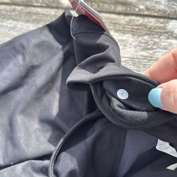 Lululemon Wunder Under Crop Luon Vintage‎ black camo size 6 NWT 20.5" - Picture 6 of 7